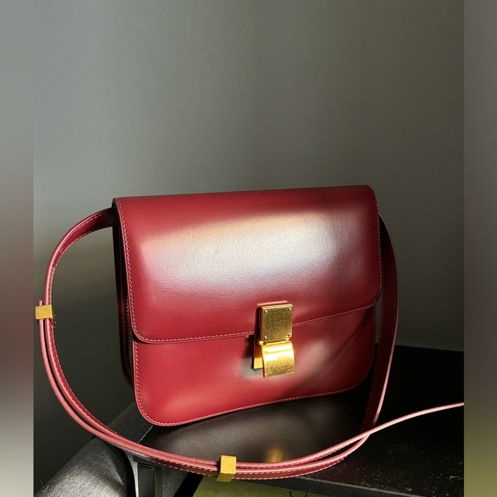 Unbranded - Deep Red Box Bag